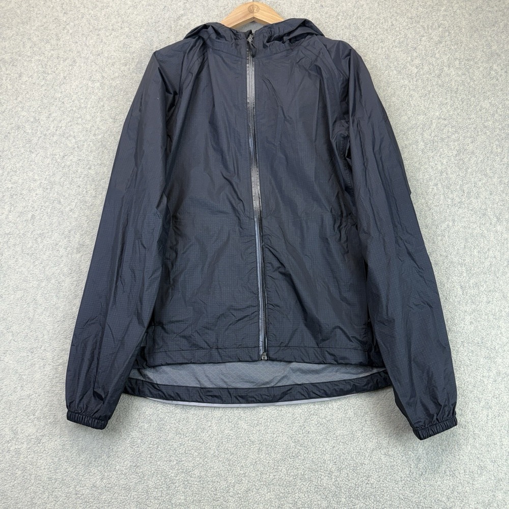 Bontrager Men's M Black Hooded Cycling Windbreaker Jacket Full Zip